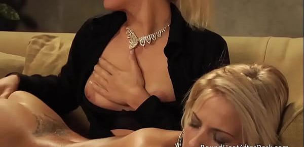  Lesbian Slave Moaning And Orgasming From Strapon And Fingering